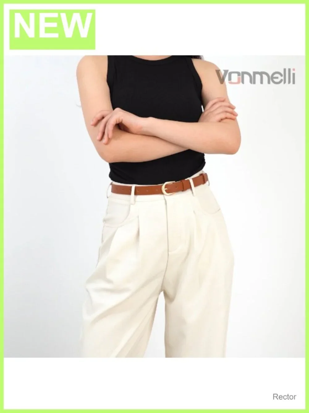 Women's Faux Leather Skinny Belts 4-Pack with Gold Buckles